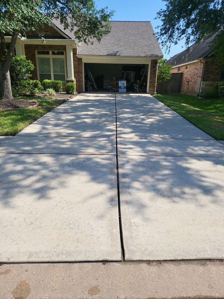 driveway after